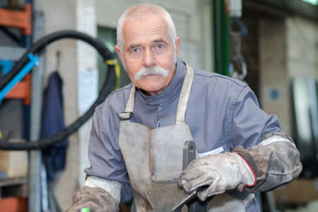 the busy blacksmithの写真素材