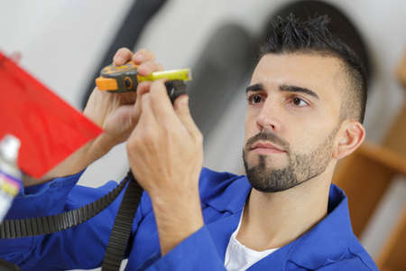 assemble of small partsの写真素材