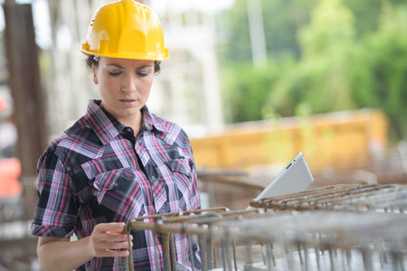 female construction engineer