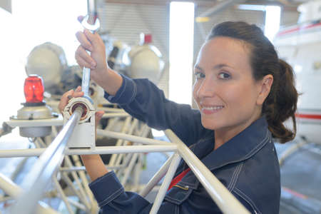 woman structural fitterの写真素材