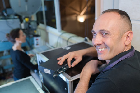 smiling manの写真素材