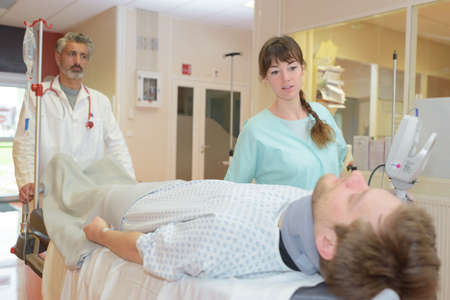 emergency transportation patient to the intensive care unitの写真素材