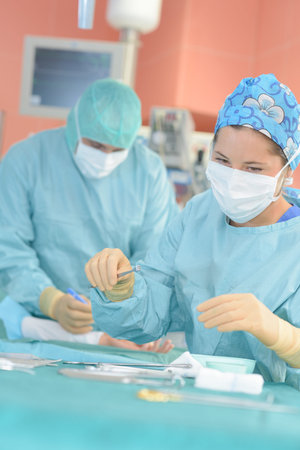 during the operation
