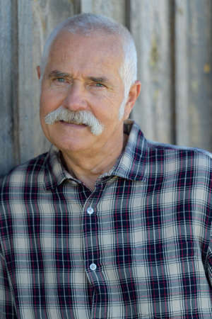 photo of old manの写真素材