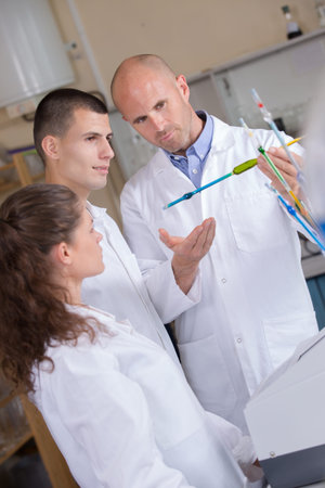young team or group of doctors working