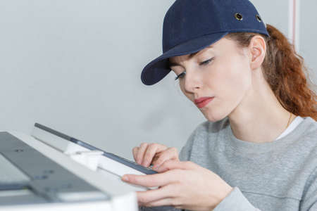 female technicianの写真素材