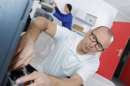 office equipment techniciansの写真素材