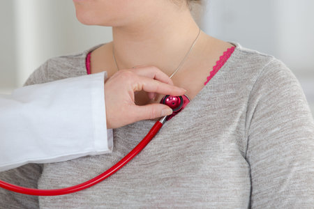 close up heartbeat monitoring in hospital