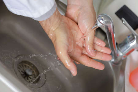 hygiene cleaning hands washing handsの写真素材