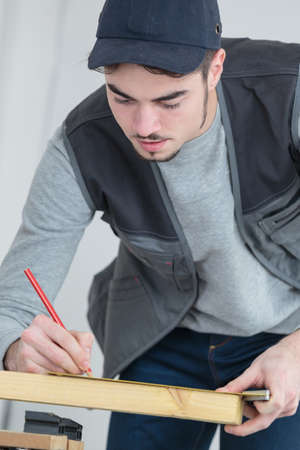 the busy carpenterの写真素材