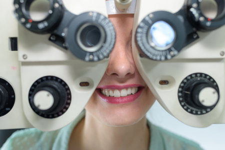 phoropter ophthalmic testing device machine