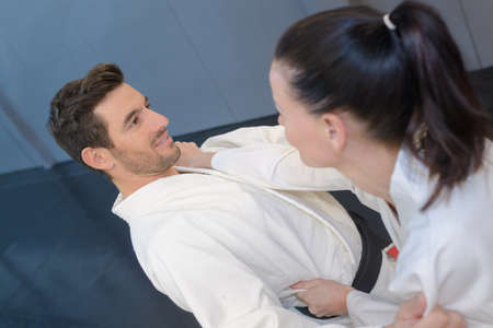 the martial artistの写真素材