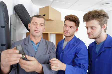 mechanic and male mechaniciantrainees