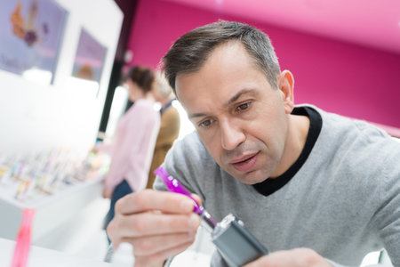 choosing the right oneの写真素材