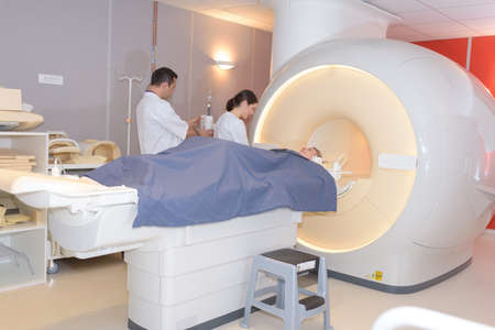 patient under health examinationの写真素材