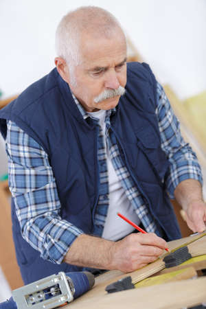 the busy carpenterの写真素材