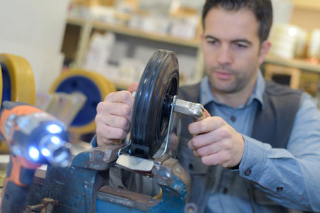metal trolley wheels