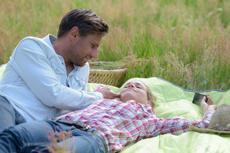 couple on a picnic