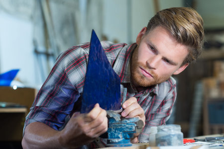 Man in a workshop
