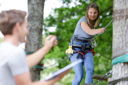 couple and adventure park concept