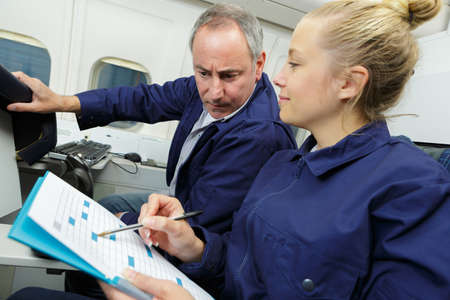 business people working with clipboardの写真素材