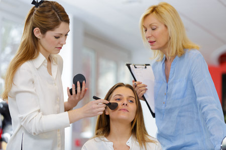 portrait of a make up training