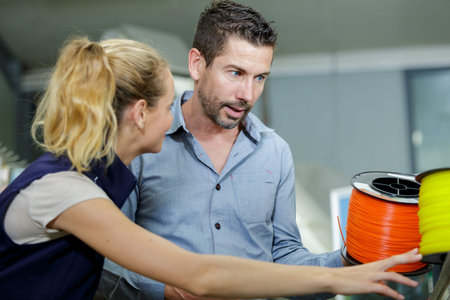 seller with customer hardware store