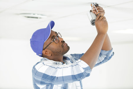 a professional cctv technician working