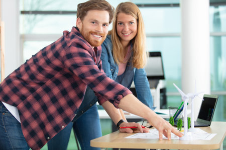 male female colleagues at the office