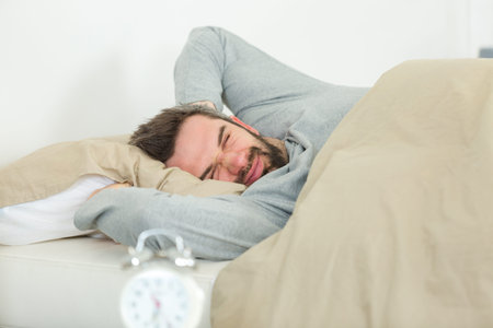 man suffering from bad case of insomnia