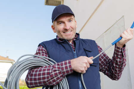 worker in a construction siteの写真素材