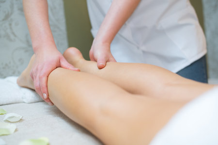 body treatment at the spaの写真素材