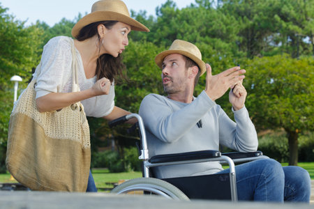 disable couple having an argument in the park