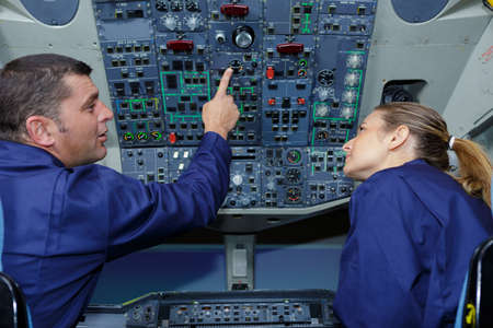 aircraft technical apprentice and trainerの写真素材