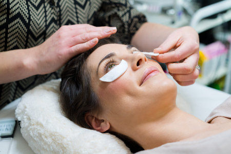 portrait of a face treatment