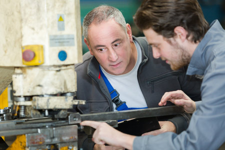 apprentice learning to operate a machine
