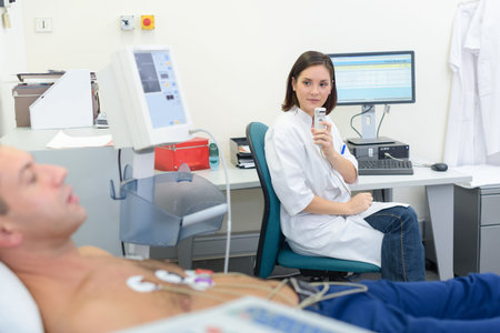 portrait of nurse recording the observation