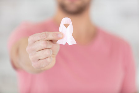 prostate cancer health awareness conceptの写真素材