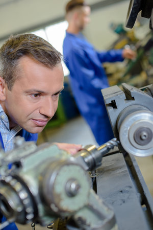 mechanic working in a shop