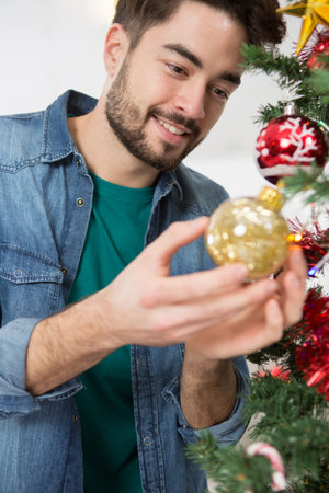 christmas tree decorationの写真素材