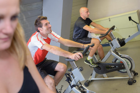portrait of people doing some exercise