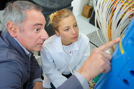 supervisor training female industrial apprentice