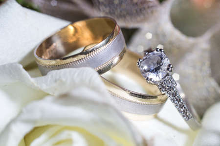 Wedding ringsの写真素材