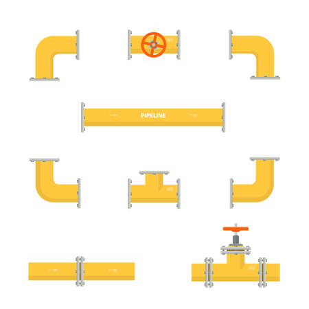Kit set of pipelines.のイラスト素材