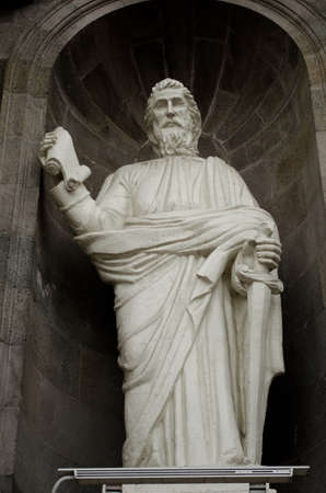 Statue in a cathedral of Toluca, Mexicoのeditorial素材