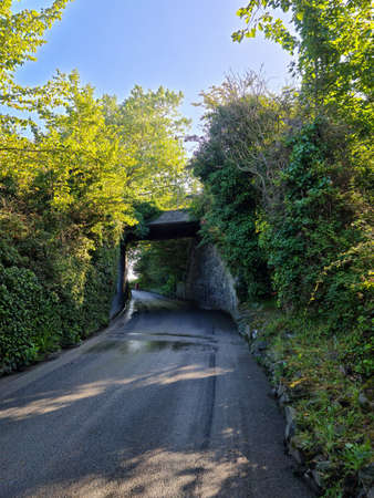 Guernsey Channel Islands, Bridge, Rue Des Barras, Valeの写真素材
