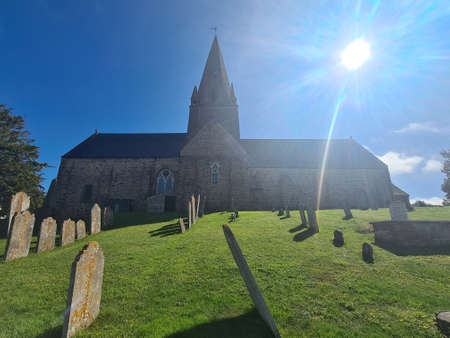 Castel Church, Guernsey Channel Islandsの写真素材