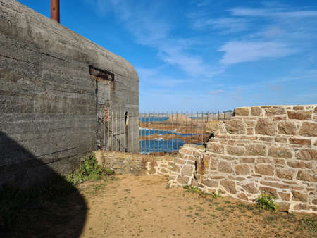 Fort Hommet, Guernsey Channel Islandsのeditorial素材