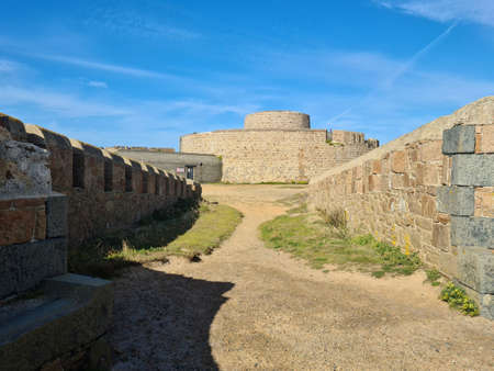 Fort Hommet, Guernsey Channel Islandsのeditorial素材