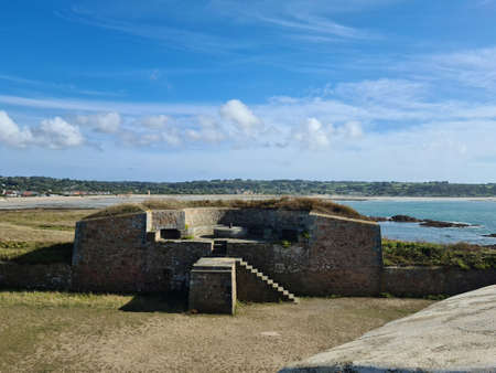 Fort Hommet, Guernsey Channel Islandsのeditorial素材